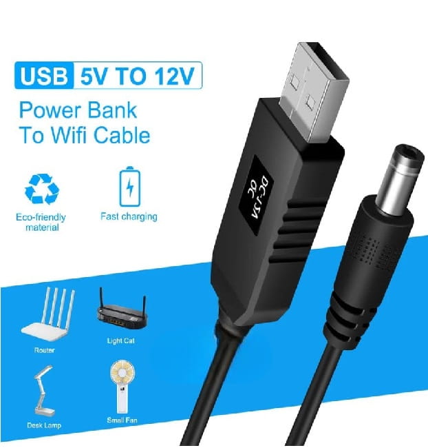 Adaptador cable ubs 5v 2-apm dc12v