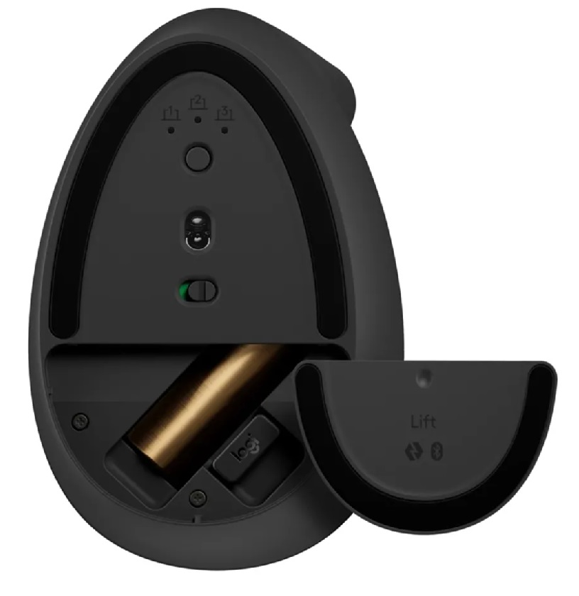 Mouse Logitech Lift Right Vertical Ergonomic Elevador Grafito 910006466