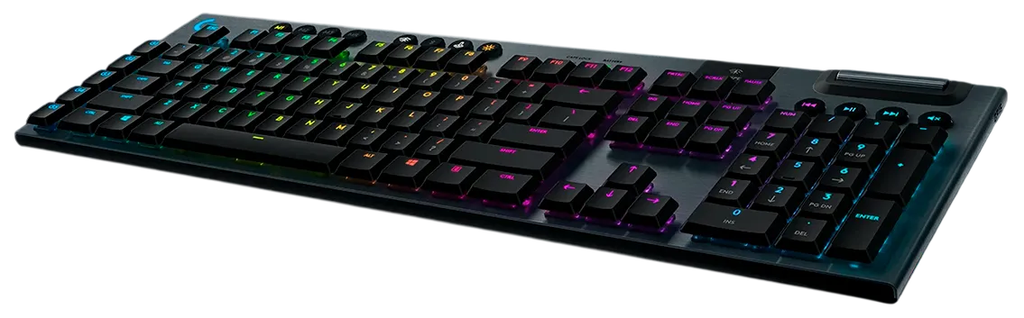 Teclado Logitech Gaming G915 Wireless Rgb Lightspeed For Gaming Negro 920-008902