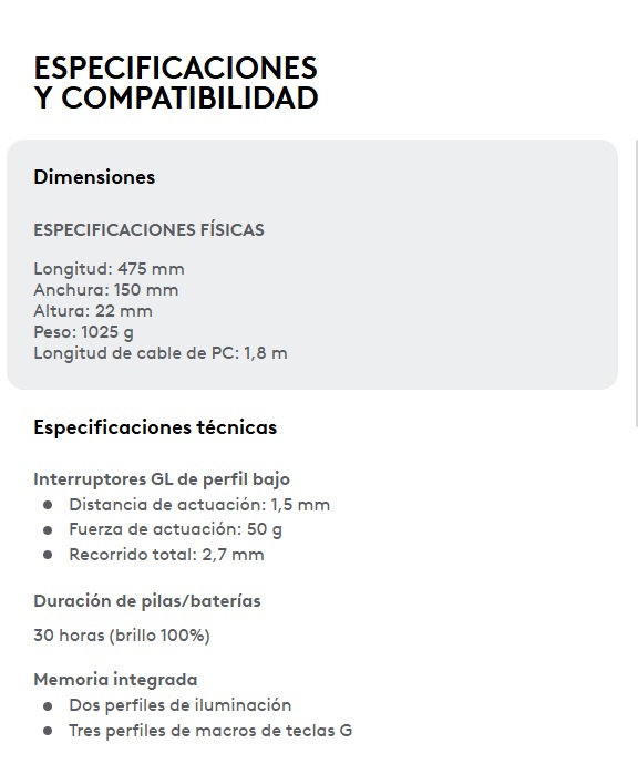 Teclado Logitech Gaming G915 Wireless Rgb Lightspeed For Gaming Negro 920-008902