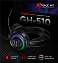Audifono Gaming Xtrike-Me GH-510 Sonido Stereo Altavoz 50mm Microfono Omnidireccional