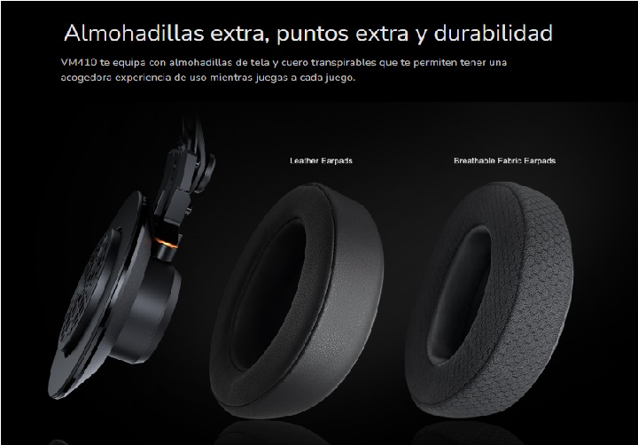 Audifonos Cougar VM410 con Microfono Jack 3,5mm