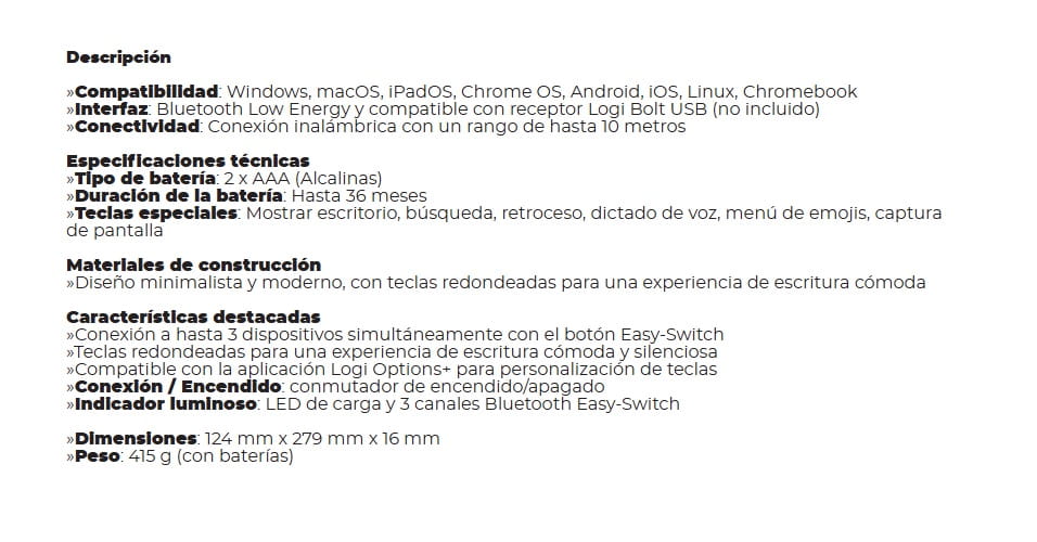 Teclado LOGITECH PEBBLE KEYS 2 K380S Wireless SP Rosa 920-011785