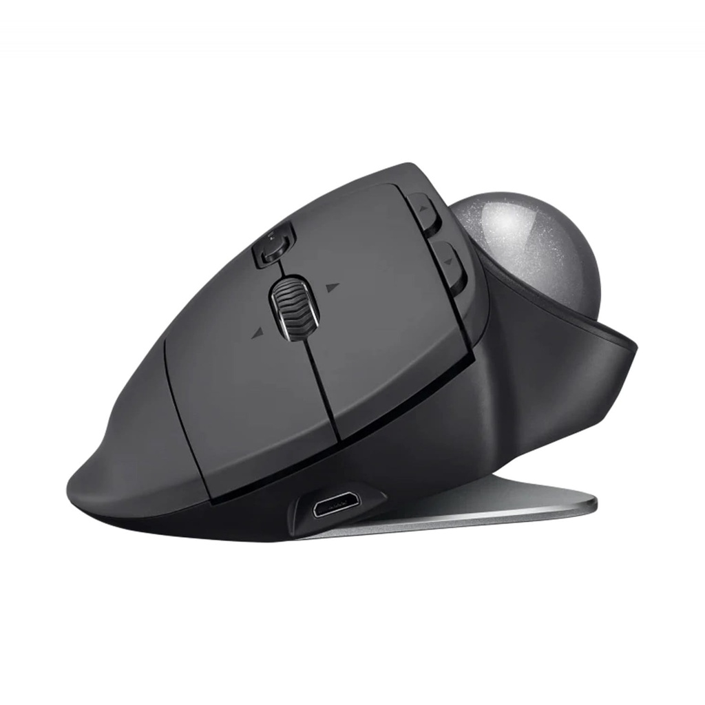 Mouse Logitech MX Ergo S Wireless TrackBall Logi Bolt Black Bluetooth Bateria Recargable 910-007261