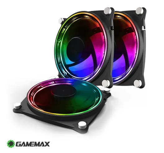Cooler Gamemax RB300 Vortex RGB Pack de 3 Vent de 12cm RB300 PN 14050100934