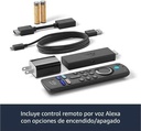 Adaptador Amazon Fire Tv Stick HD 8Gb Wifi 5 con Alexa Stream FHD HDR Voice Remote Control  Negro 840414697713