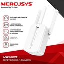 Wireless Repetidor 300 Mercusys MW300RE 300Mbps con 3 Antenas externas