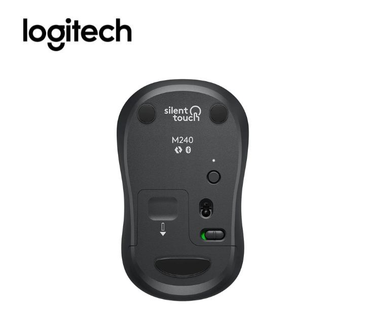 Mouse Logitech M240 Silent Bluetooth Negro  910-007113