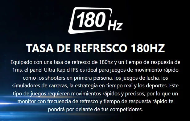 Monitor MSI MAG G2712F 27" 1920x1080 FHD IPS Led 180Hz 1ms