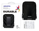 Disco Duro Externo Adata 5tb HD710 Pro USB3,2 Gen 1 Black Antishock Water Resist