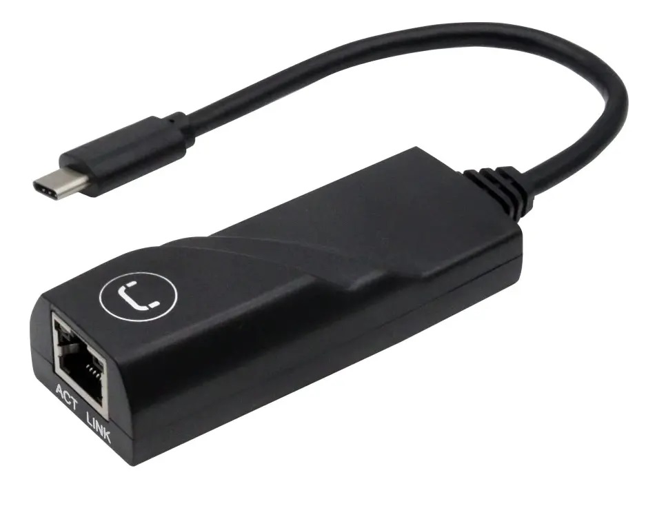 Adaptador UnnoTekno USB C 3.0 a LAN Ethernet 10/100/1000Mbps IEEE 802.3 AD3002BK