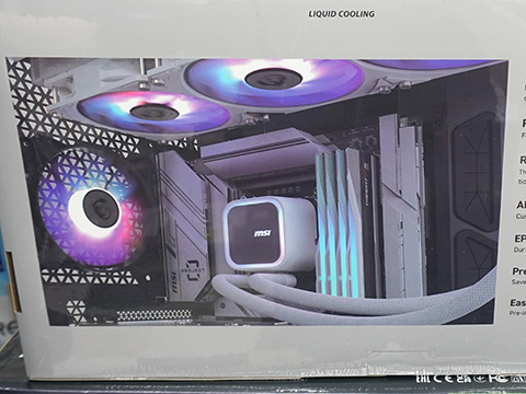 CPU COOLER MSI MAG CORELIQUID  A13 240MM WHITE ARGB LGA 1700/1851 AMD4 AM5