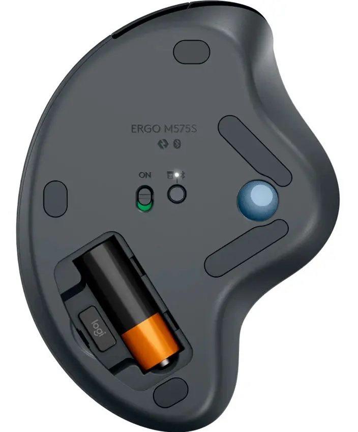 Mouse Logitech Ergo M575s Negro Wireless Trackball Bt Logi Bolt 910-007031