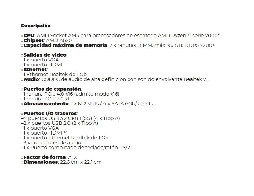 Mbo Asus Prime A620m-k Amd Am5 Ryzen 7000 2xddr5-5200 Vga Hdmi M.2 6usb Pcie4.0 Micro-atx 90MB1F40'M0EAY0
