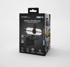 Camara Web Argom FULL HD 1080P con micrófono-led cam45 ARG-WC-9145BK-A00685