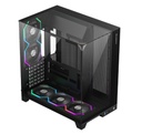 Case Gaming Gamemax Infinity Pro Black ATX con Vidrio Templado y USB tipo C