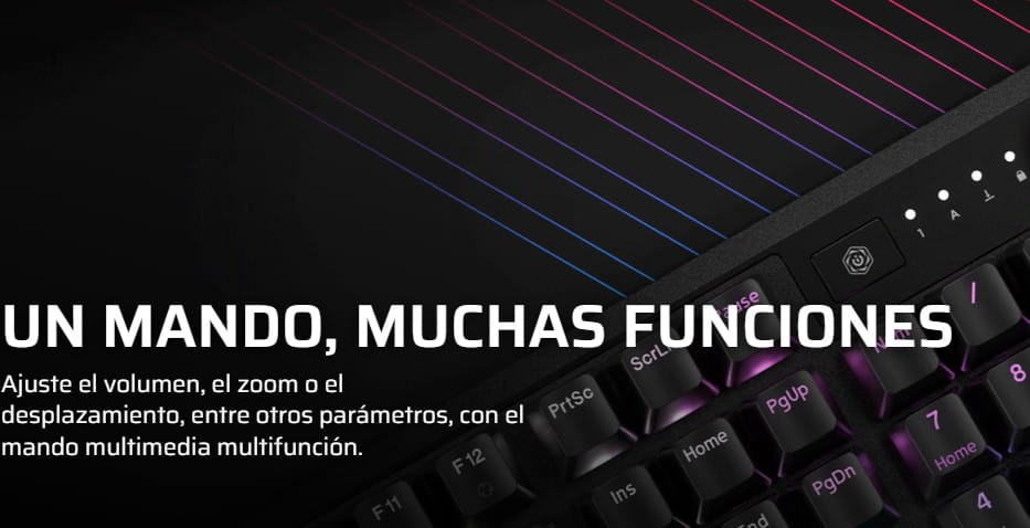 Teclado Corsair Gamer K70 Core RGB Mecanico Switch MLX Red PC Mac Xbox Playstation CH-910971E-NA