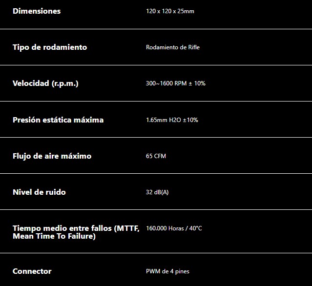 Cooler XPG Vento R 120 ARGB PWM Fans para pc de 120mm Vento R 120 ARGB PWM  VENTOR120ARGBPWM