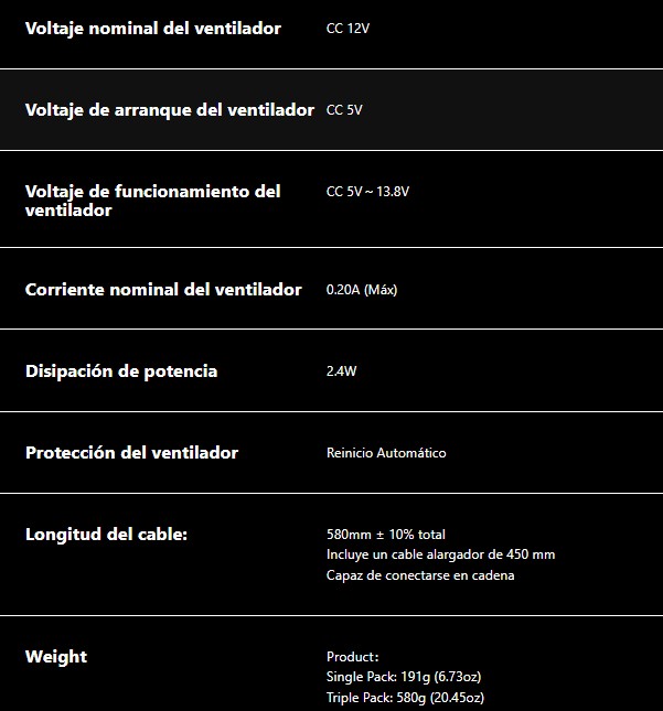 Cooler XPG Vento R 120 ARGB PWM Fans para pc de 120mm Vento R 120 ARGB PWM  VENTOR120ARGBPWM