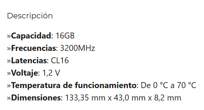 Memoria Ram Kingston 16gb DDR4 3200 RGB Fury Beast CL16 PN KF432C16BB12A/16WP