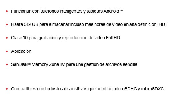 Memoria Sandisk Micro Sd 128Gb Ultra con adaptador UHS-I C10 100MB/s SDSQUNR-128G-GN3MA