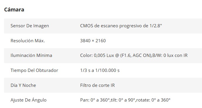 Hikvision DS-2CD2083G2-LI2U 8MP Cámara de red tipo bala fija inteligente híbrida Acusense con luz - Micrófono incorporado - 8MP
