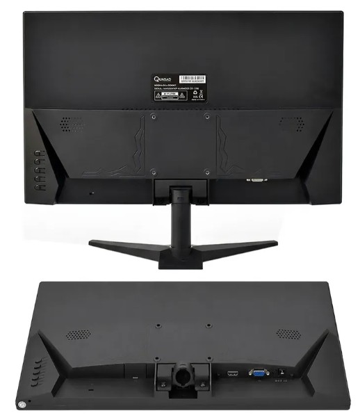 Monitor Quasad 19,5inc QM-L195 FHD 1920x1080 TN 75Hz HDMI D-Sub Black Vesa Negro