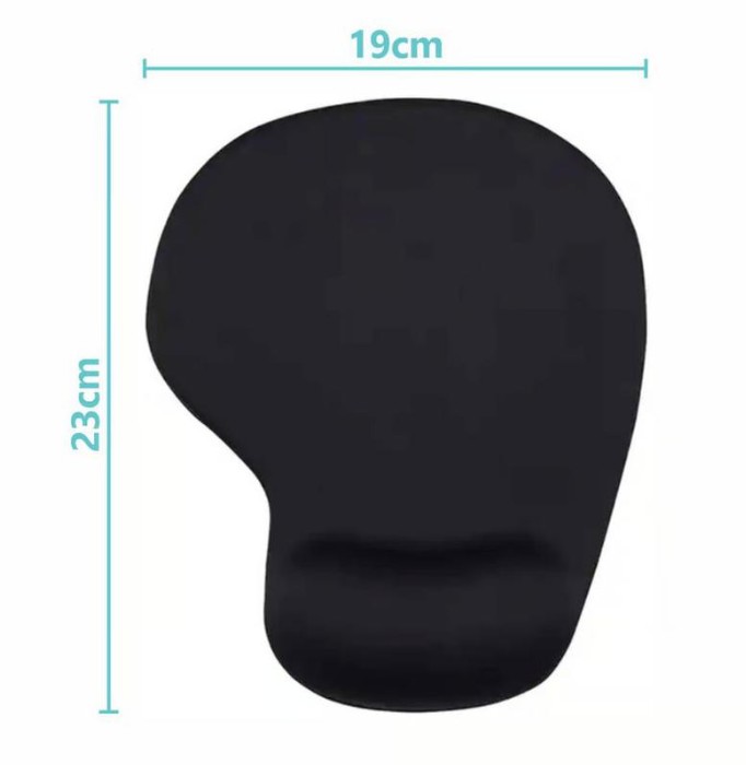 MOUSE PAD ERGO  G-01 BLACK  0102073
