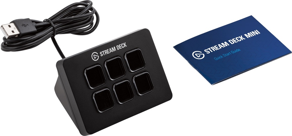 Stream Deck LCD Corsair 6 Teclas cubiertas de flujo
