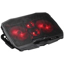 Laptop Cooler para Netbook Speedmind 4 Ventiladores Xtrike Me FN-802 USB con 2 Puertos usb black  fn-802