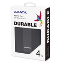 Disco Duro Externo Adata 4tb HD710 USB3,0 Black Antishock Water Resist