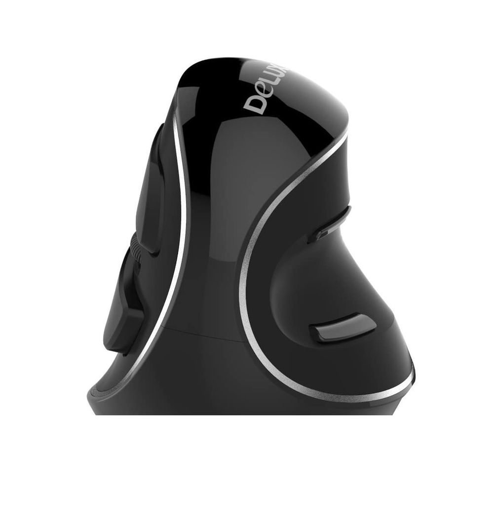 Mouse Delux M618 Pro Wireless-Bluetooth Vertical inalambrico Recargable