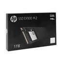 SSD HP EX900 Plus M.2 1TB M.2 2280 NVMe PCIe lectura 3300 MB/s escritura 2700 MB/s