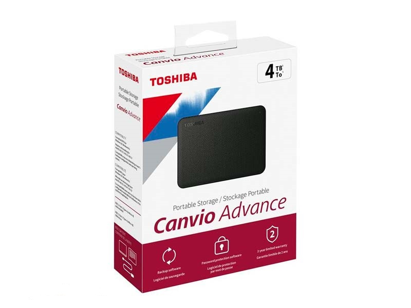 Disco Duro Externo Toshiba CANVIO 4TB USB 3.0 Advance