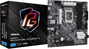 Tarjeta Madre Asrock Z690M Phanton Gaming 4 12va y 13va LGA1700 DDR4 4 slots HDMI M.2 PCIe4.0 USB3.2 mATX