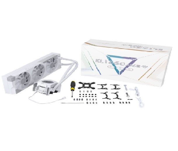 Refrigeracion Liquida Segotep KL360 II ARGB Blanca 360mm Intel LGA2066/ 2011-v3/ 2011/1700/ 1200/1151/1150/1155, AMD sTRX4/sTR4/AM5/AM4