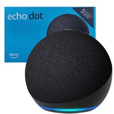 Parlante Echo Dot. 5ta Gen. Inteligente  Alexa Carbon UPC 840080503653