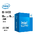 [LT4277] Procesador Intel Core I5-14400 14gen 2.50-4.70ghz nucleo - 16 Hilos 20mb Ddr5-4800 Uhd770 TDP 65w/148w FCLGA1700 14va Generacion