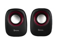 PARLANTE GAZAL G106/2.0 MULTIMEDIA/NEGRO-ROJO/USB-AUXILIAR 3.5MM/CONTROL VOLUMEN 0106061