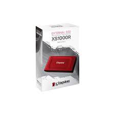SSD Kingston Externo XS1000R 1Tb Rojo Usb Type C / USB 3,2 Gen 2 1050 MB/s lectura y 1000 MB/s escritura  SXS1000R/1000G