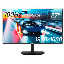 Monitor Asrock Cl27ff Gaming 27inch Led Ips Full Hd 1920x1080 Hdmi Vga Black