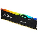[LT4402] Memoria Ram Kingston 16Gb DDR5 FURY Beast RGB 5600MT/s CL40 - 1.25 XMP KF556C40BBA-16