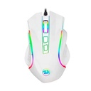 Mouse Gamer Redragon GRIFFIN M607W Blanco con 7 Botones con cable USB