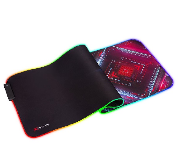 Mouse Pad Gamer XTRIKE ME MP-606 RGB Backlight/Cable USB de 1.5mtrs/Tamaño 800x300x3mm/Superficie antideslizante
