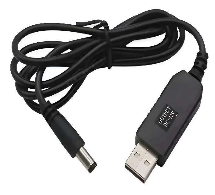 Adaptador cable ubs 5v 2-apm dc12v