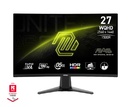 Monitor MSI MAG 27CQ6F 27" 2560x1440 WQHD Curvo Led 2K 180Hz 0,5ms HDR VA
