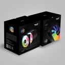 Kit Armaggeddon de 4 Ventiladores ARGB KIT5000 - Black