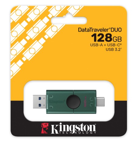Flash Kingston 128GB DataTraveler Duo USB-A + USB-C USB 3.2