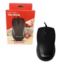 Mouse Quasad QM-703U con Cable USB Black 1000DPI