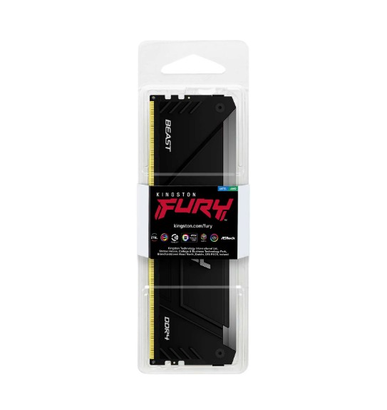 Memoria Ram Kingston 16gb DDR4 3200 RGB Fury Beast CL16 PN KF432C16BB12A/16WP